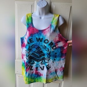 The Word Alive Tie Dye Band Shirt Size Medium